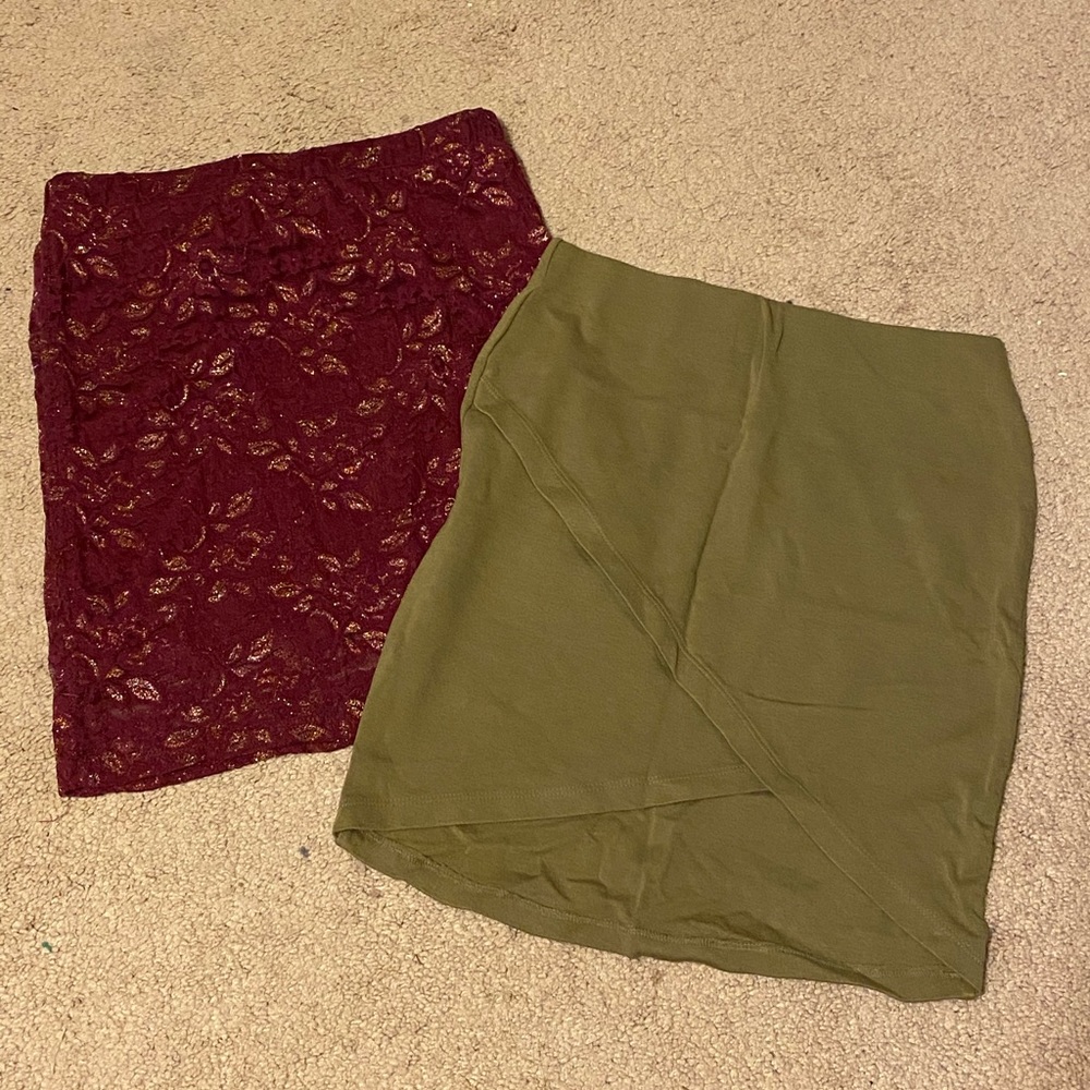 Forever 21 mini skirt bundle size medium